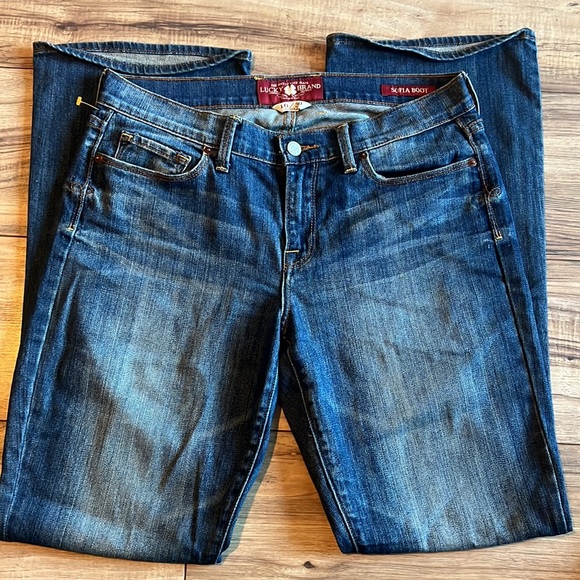 Lucky Brand Bootcut Denim Jeans 10/30 - Picture 1 of 5